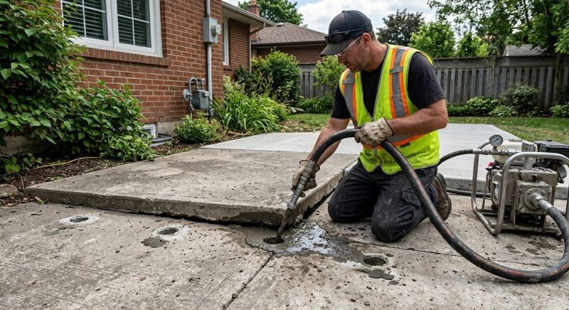 Patio Mudjacking in Columbus, OH